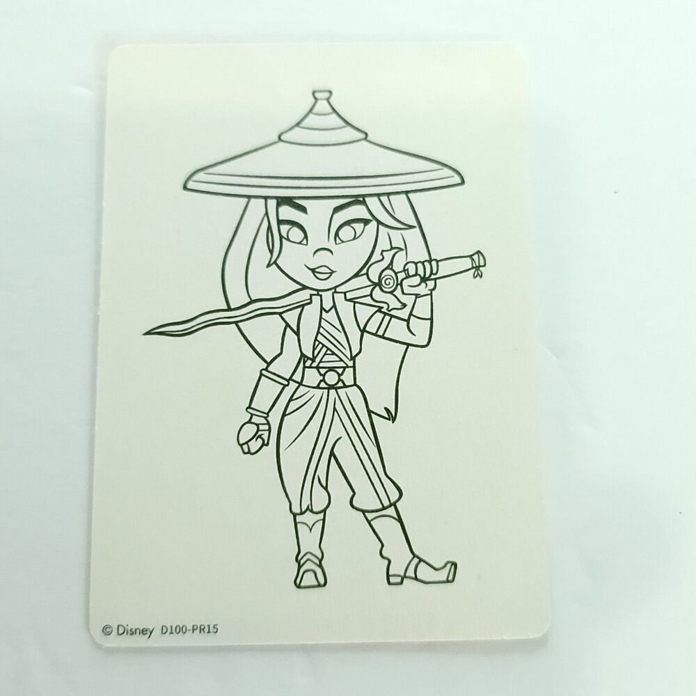 Raya 2023 Card Fun 1/1 Disney 100 Carnival  Paper Sketch Card D100-PR15